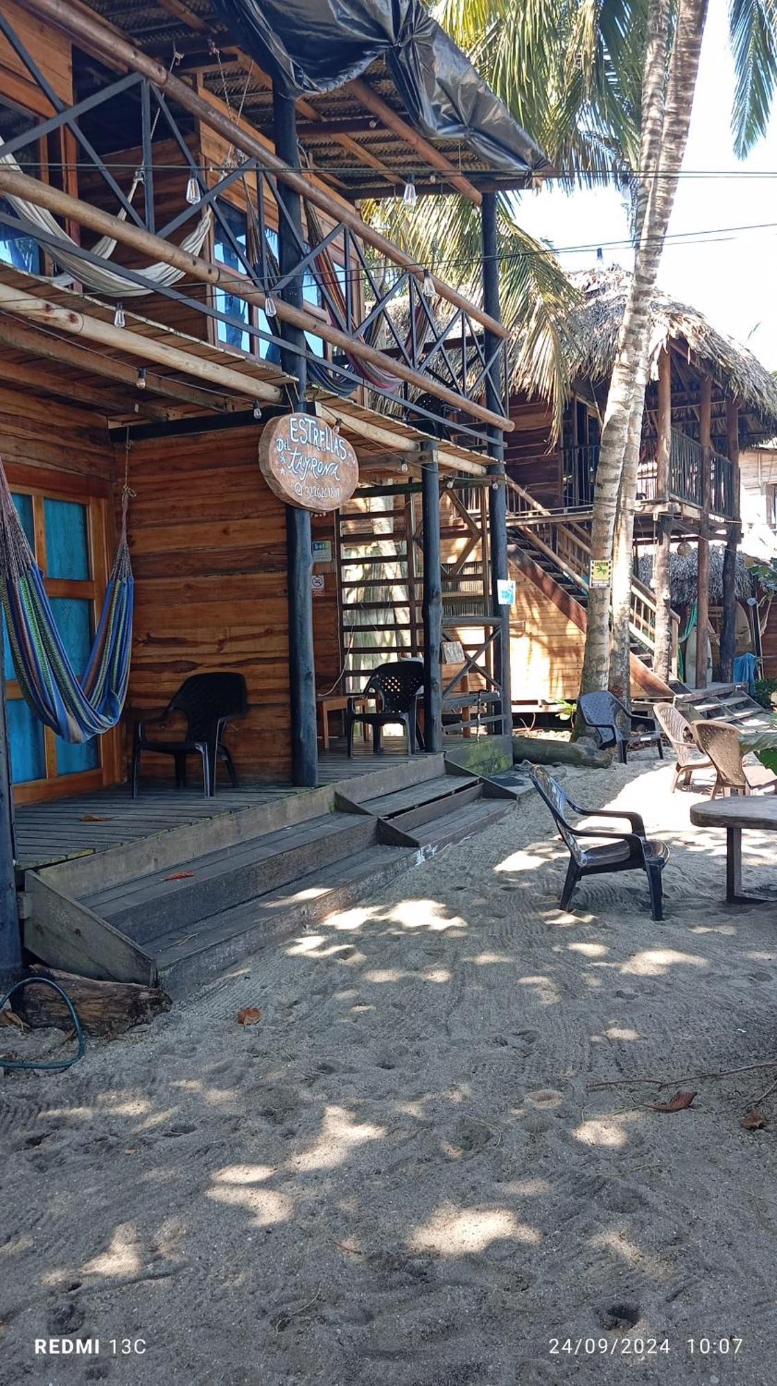 Hostal Estrellas Del Tayrona Playa Mendihuaca Guachaca Екстериор снимка